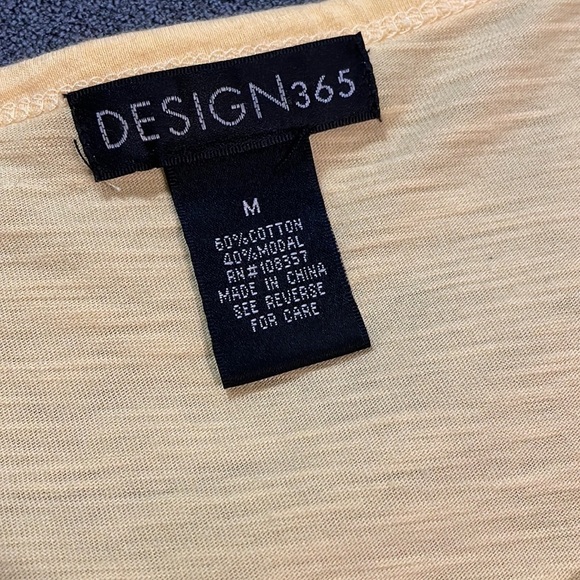 Beautiful Yellow T-shirt with Ruffle Sleeves - Picture 4 of 5